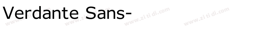 Verdante Sans字体转换